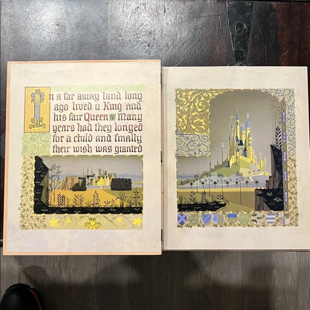 Embellished Sleeping Beauty Book keepsake hideaway case - Picture 3 of 5